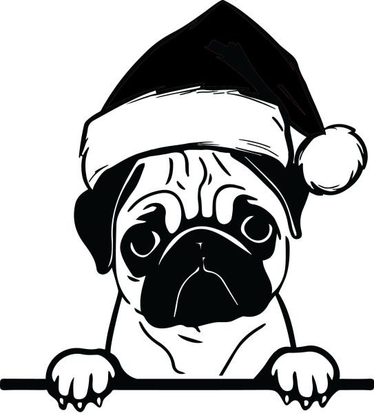 Mops - K (Vánoční)