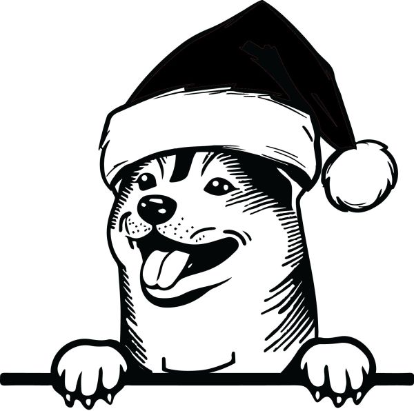 Shiba-Inu - G (Vánoční)